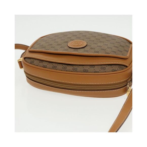 Pre Loved Gucci Micro Small GG Canvas Women Brown Shoulder Bags - Picture 6 of 8